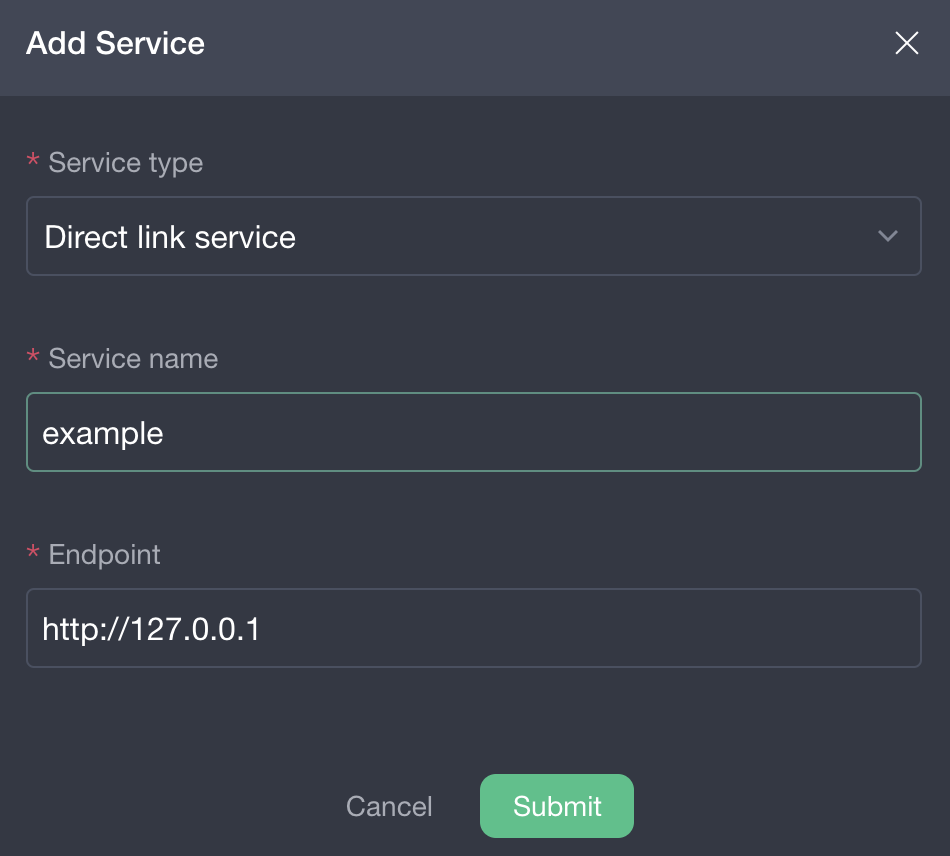 Add Service