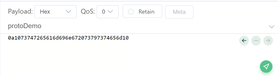 Send Protobuf binary data