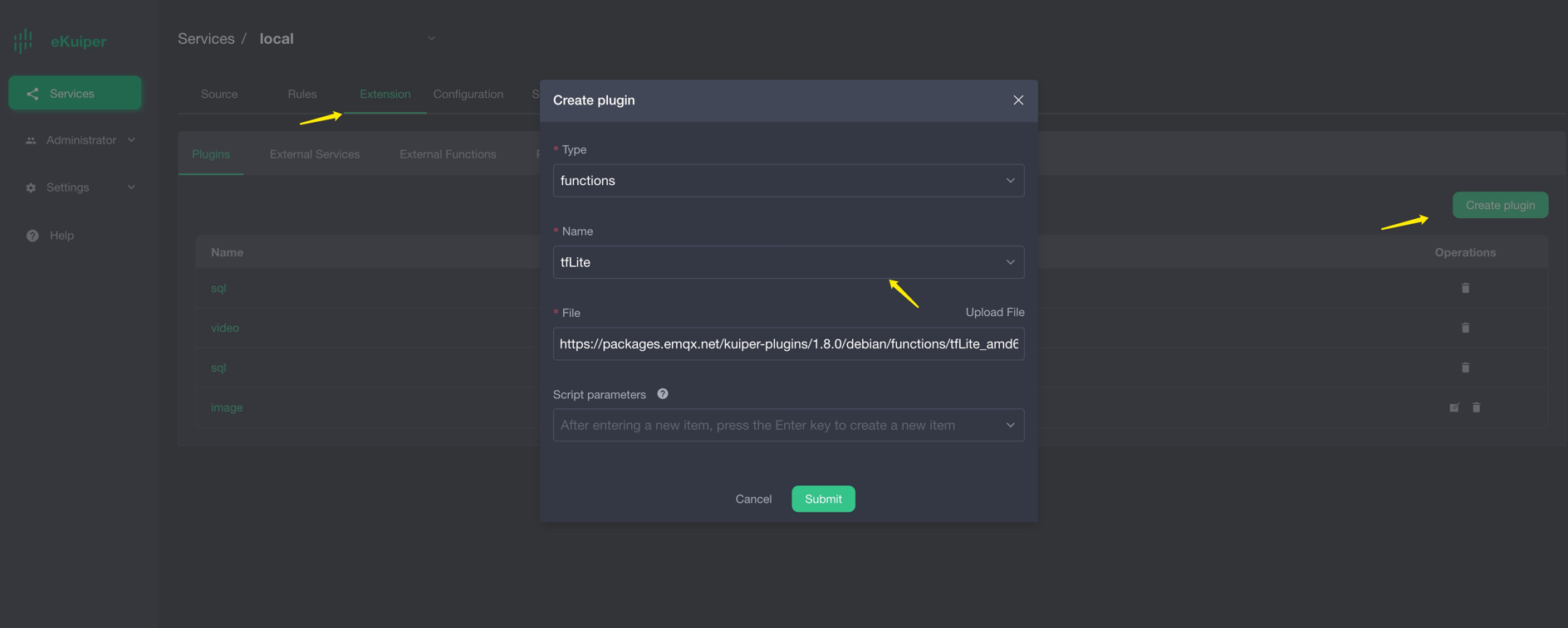 Download plugin